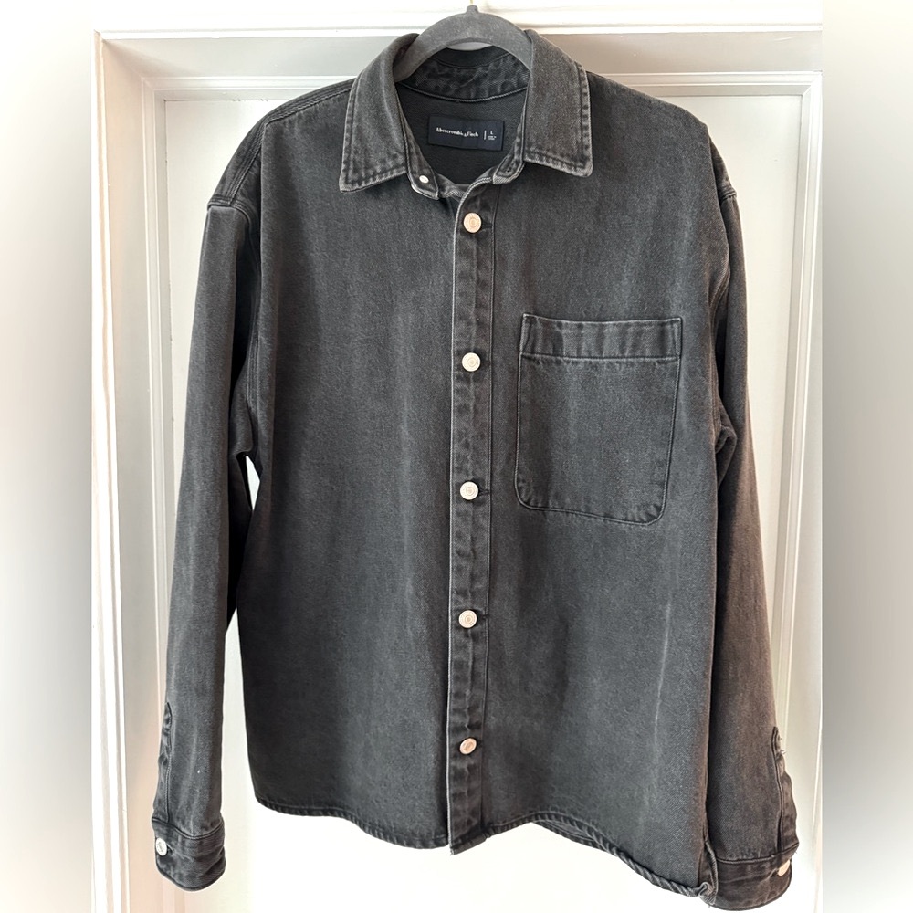 Abercrombie Relaxed Denim Shirt Jacket